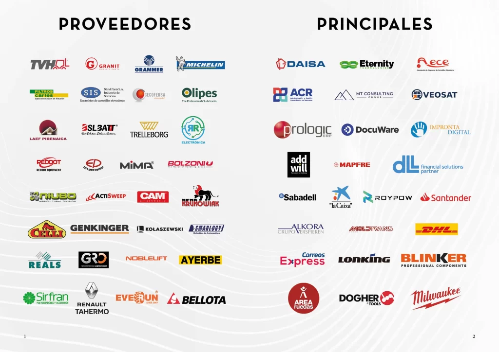 Revista Imagine número 27: listado actual de proveedores principales