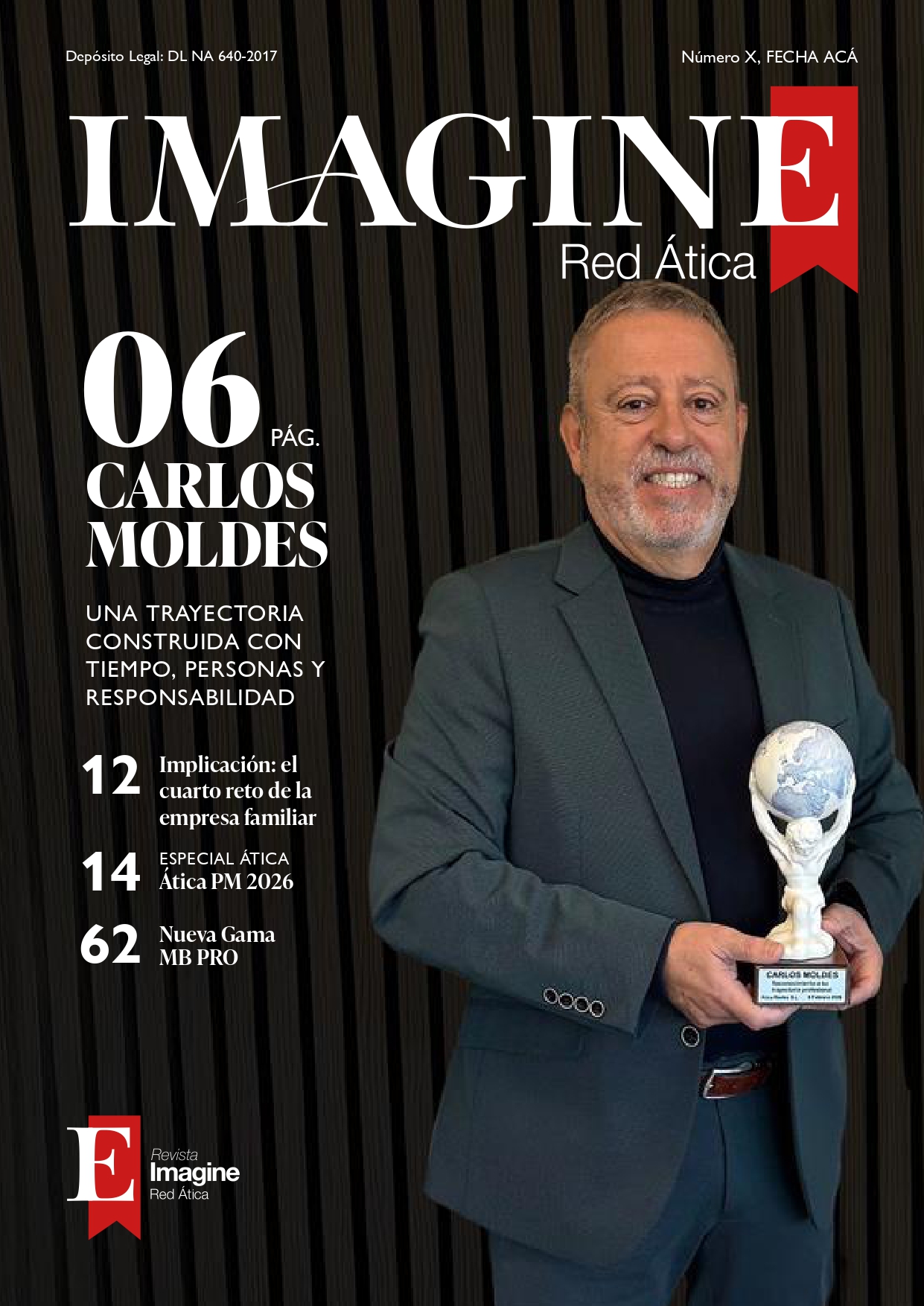 Picture of Carlos Moldes for IMAGINE number 28 by Atica Redex